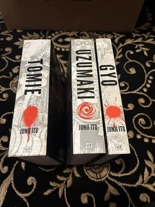 Junji Ito Collection 3 Books Bundles (UZUMAKI 3-IN-1 DLX ED HC,GYO 2IN1 DLX ED - Picture 1 of 4