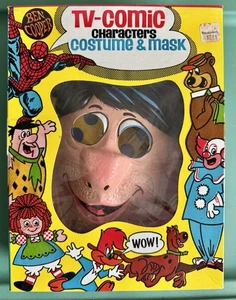 Vtg 1970s Ben Cooper FRED FLINTSTONE Halloween COSTUME Hanna Barbera - Picture 1 of 12