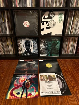 Lot of 8 LP EP Records Old School Jungle Rave Hardcore Drum and Bass Electronic — 第 1/2 张图片