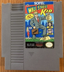 NES ~ WALL STREET KID ~ Nintendo Game 3 Screw NES-ZM-USA Game Cart Only NTSC - Picture 1 of 12