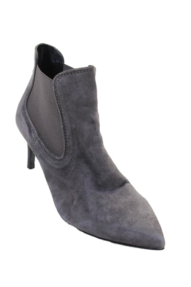 Pedro Garcia Mujer Gamuza Botines Gris Talla Eur 38 1/2 Foto 1 de 4