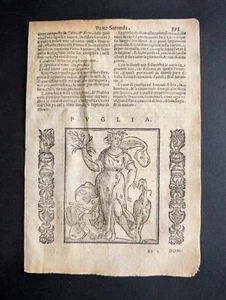 Puglia, Novissima Iconologia di Cesare Ripa, Stampa 1630 - Picture 1 of 5
