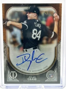 DYLAN CEASE 2020 TOPPS TRIBUTE AUTO ROOKIE RC 43/99 #LA-DC JC - Picture 1 of 3
