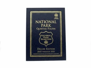 Whitman Coin Folder/Album, Deluxe Edition: National Park Quarters P&D - Picture 1 of 4
