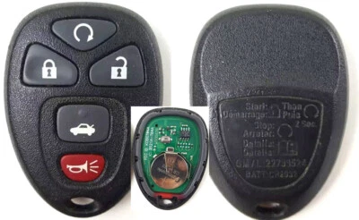 ORIGINAL CHEVROLET BUICK SATURN 04-12 GM OEM KEYLESS ENTRY REMOTE CAR START FOB - Image 1 of 4