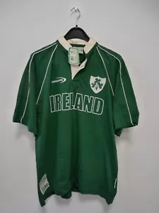 1# Ireland Rugby Supporters Mens Jersey Green - Size L - Irish | Thames Hospice - Picture 1 of 9