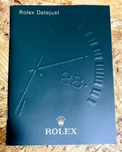 Folleto Reloj Rolex Datejust Todo Inglés Genuino Usado - Imagen 1 de 23
