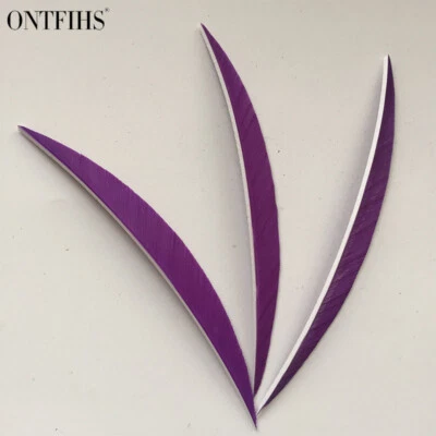 50 piezas 5" plátano tiro con arco plátano plumas flecha flecha accesorios Foto 1 de 4