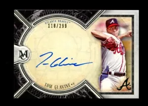 Tom Glavine 2018 colección Topps Musem en tarjeta automático #/299 - Imagen 1 de 2