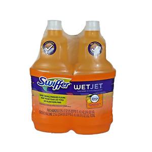 2 PACK Swiffer WetJet Floor Liquid Cleaner Solution Refill Febreze Sweet Citrus