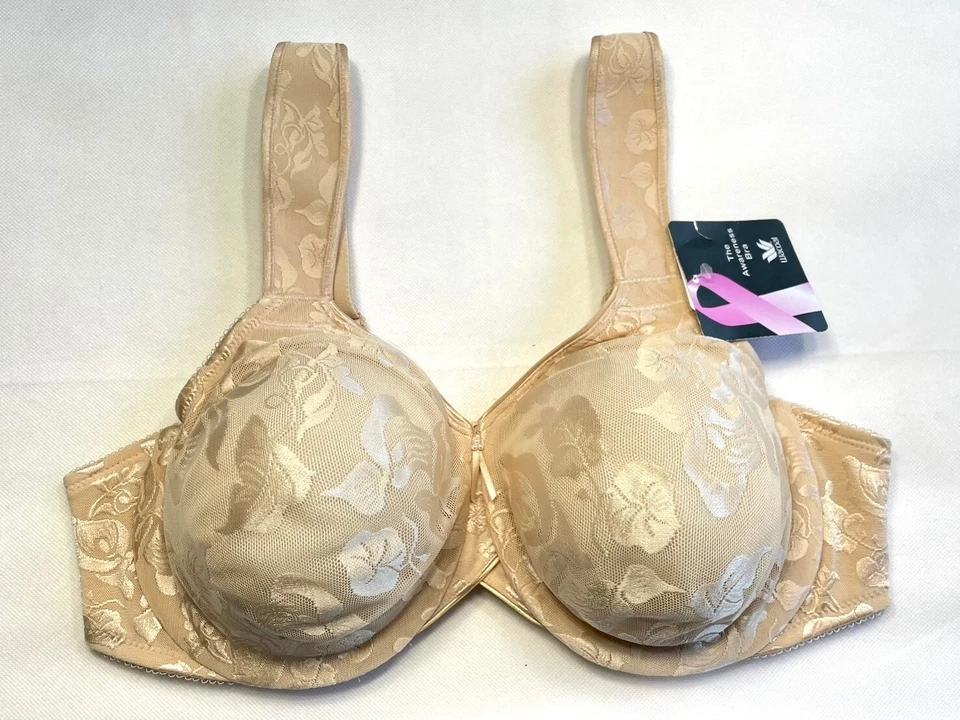 WACOAL BRA SIZE 42D STYLE #85567 THE AWARENESS BRA FULL FIGURE UNDERWIRE