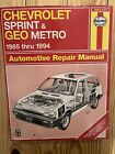Haynes Repair Manual Chevrolet Sprint & Geo Metro 1985-1994 Part# 24075