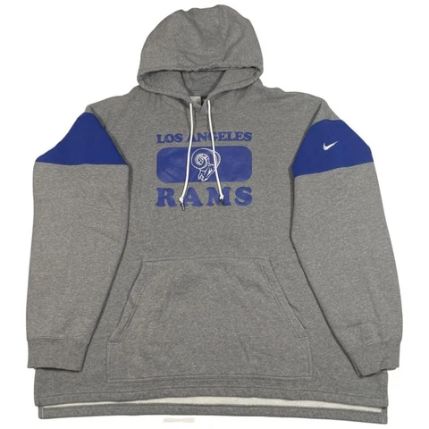 Nike Los Angeles Rams Size 2XL XXL Gray Sweatshirt Cover
