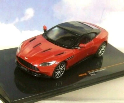 SUPERB IXO DIECAST 1/43 2016 ASTON MARTIN DB11 IN METALLIC RED & BLACK MOC296 - Image 1 of 3
