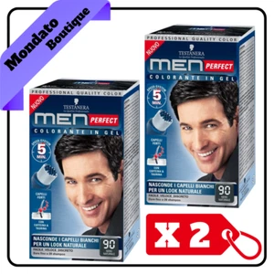 TINTA SCHWARZKOPF MEN PERFECT IN GEL N. 90 NERO NATURALE (X2) - Imagen 1 de 1