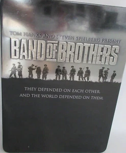 Band of Brothers 6 Disc Tin Box Set Tom Hanks, Damien Lewis NICE Ships Free - Picture 1 of 8