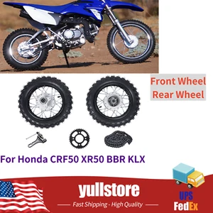 For Honda CRF50 XR50 BBR KLX 2.50-10 Front Rear Tire Rim Wheel Wear-resistant US - Picture 1 of 24