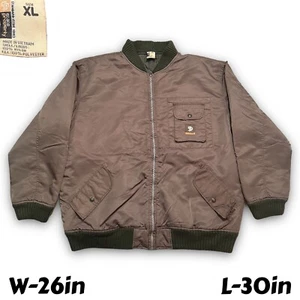 Vintage 90’s Y2K Rocawear State Property Nylon Bomber Jacket Green XL **FLAWED** - Picture 1 of 14