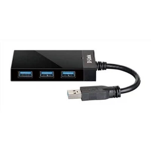 D-Link 4-Port SuperSpeed USB 3.0 Portable Hub - Picture 1 of 3