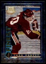 1994-95 TOPPS FINEST TODD HARVEY CANADA #160