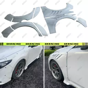 Kit ancho guardabarros faldón lateral labio delantero FRP sin pintar para Mazda 3 Axela sedán 19-23 - Imagen 1 de 30