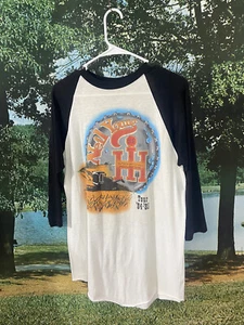 Vintage 80s Neil Young International Harvesters Tour Concert Tee 1984 RARE READ! - Picture 1 of 6