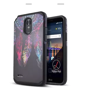 For LG Stylo 3 Case Full Body Phone Cover Shockproof + Tempered Glass Protector - Picture 1 of 5