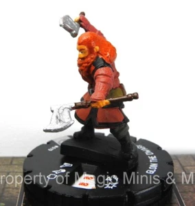 The Hobbit Unexpected Journey ~ GLOIN THE DWARF #019 HeroClix rare miniature #19 - Picture 1 of 1