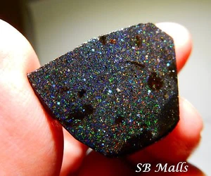 52 Cts. HONDURAS BLACK MATRIX HONDURAN OPAL RUB ROUGH LOT 982 - Picture 1 of 5
