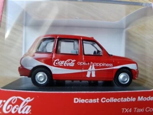 Oxford Diecast London Taxi TX4 Coca Cola. Scale 1:76 Code 76TX4008CC. - Picture 1 of 7