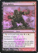 MTG - Dissension - Riot Spikes - 2X - Foil - NM