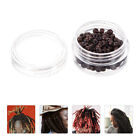 Micro Links Hair Extension Beads - Brown Silicone Lined (1 Box)