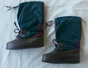 Increíbles botas de nieve Sorel RETRO de colección años 80-90, ALTAS 12,5", EE. UU., forros, mujer 4 niñas - Imagen 1 de 9