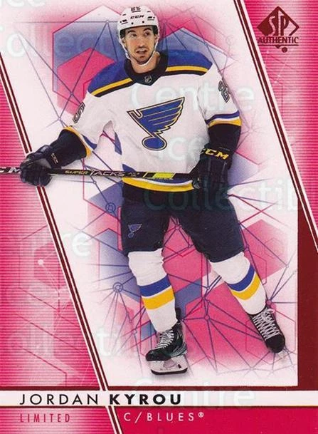 2022-23 SP Authentic Red #25 Jordan Kyrou - Image 1 of 1