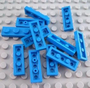 LEGO Lot of 12 Blue 1x3 Flat Building Plate Pieces - Picture 1 of 1