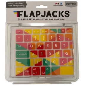 Flapjacks Designer Keyboard Cover for Mac MacBook Air Pro Desktop Triangles - Picture 1 of 5