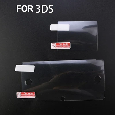 Game Console LCD Protector for New 3DS XL/LL Clear PET and Tempered Glass Film - Image 1 of 4