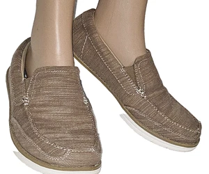 SONOMA HERREN HELLBRAUN LEINEN SLIPPER HALBSCHUHE NEU OHNE ETIKETT/KARTON - Bild 1 von 12