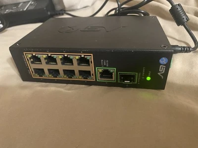 Conmutador de enlace ascendente BV-Tech POE-SW802-DIN 8 puertos PoE 1 Gigabit Ethernet y 1 SFP Foto 1 de 4