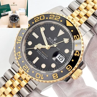 Rolex GMT Master II 2023 Zombie negro gris bisel 2 tonos 126713GRNR caja papeles Foto 1 de 4