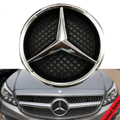 Front Grille Star Emblem Logo 2015-2018 For Mercedes Benz E350 CLA250 C300 C43✔️ - Image 1 of 3