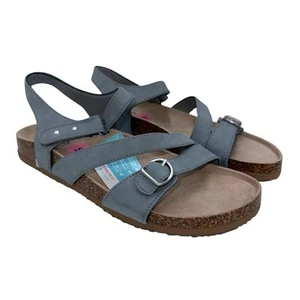 Sandali Baretraps taglia 10 M grigio paddy chiusura ad anello supporto arco nuovi con etichette - Foto 1 di 8