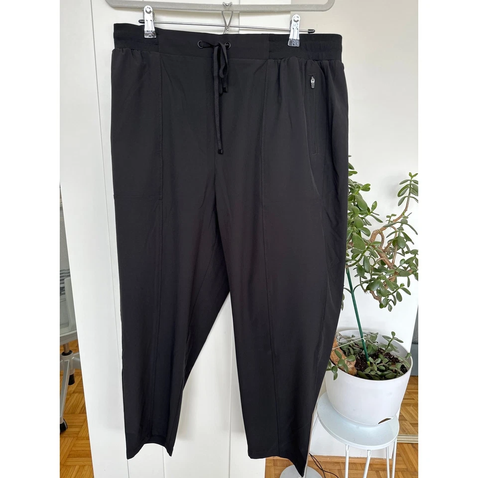 Lou & Grey NWT Black Comfort Stretch Lightweight Straight Leg Pants,  XL - Image 1 of 4