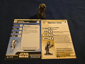 Star Wars Miniaturas Virtual + Tarjeta Reg Nightsister Zombie - Imagen 1 de 1