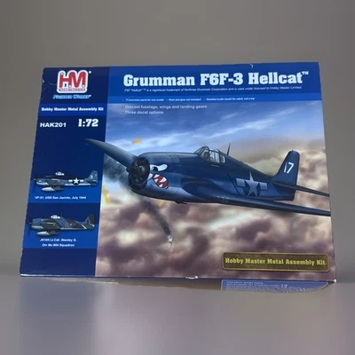 Hobby Master 1/72 Grumman F6F-3 Hellcat самолет металлический сборочный комплект новый!  HAK201 - Изображение 1 из 4