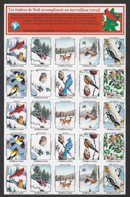 Canada Special Cindrella — Fédération de la faune / Meilleurs Voeux — Ref. 2034 - Image 1 of 2