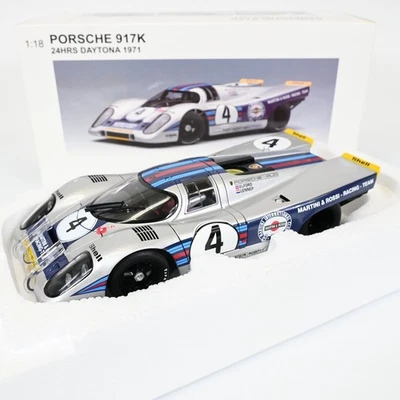 AUTOart Millennium 1/18 Porsche 917K #4 24HRS Daytona 1971 modellino auto... - Immagine 1 di 4