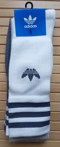 Adidas Solid Crew Socks , Pack of 3 Pairs , UK 2.5 - 5 - Picture 1 of 10