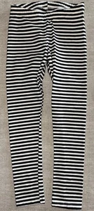 Cat & Jack Girls 5T Black And White Striped Pants - Picture 1 of 4
