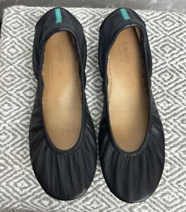 Tieks By Gavrielli Ballet Shoes Black Leather Women's Size 10